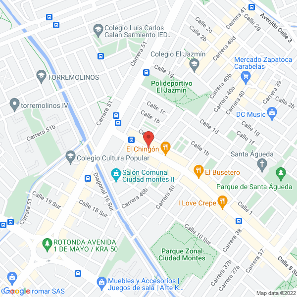 Mapa de Francisco Antonio Salamanca Ballén