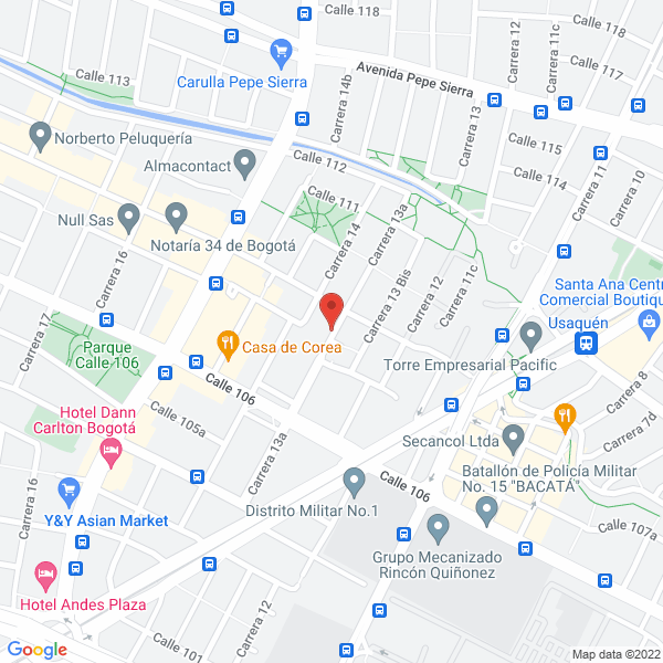 Mapa de Construcciones Barsa Ltda