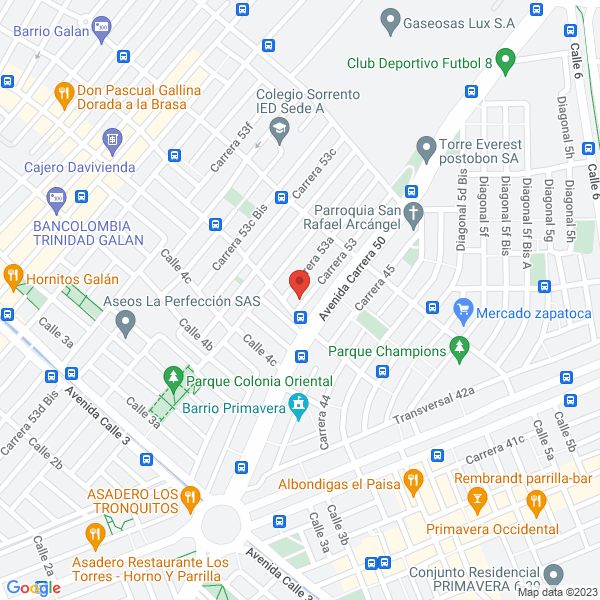 Mapa de Oficina Técnica G & C Ltda.