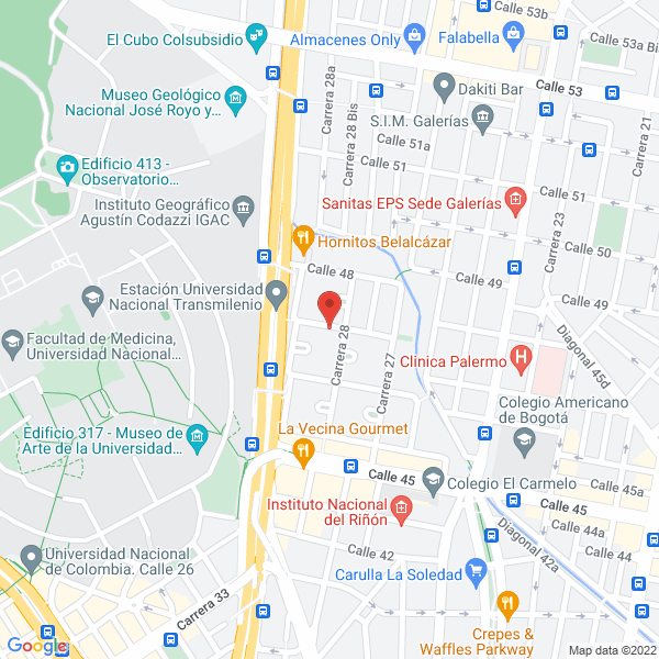 Mapa de Administración De Servicios Integrales Coadmiser S.A.S.