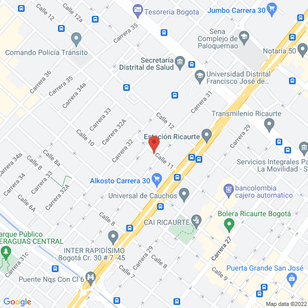 Mapa de Víctor Hernando Rodríguez Wilches