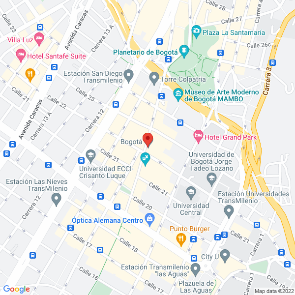 Mapa de Comercializadora Arte Nuevo Ltda
