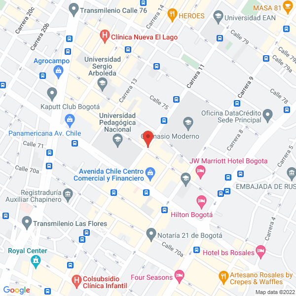 Mapa de Negret Velasco S.A.S.