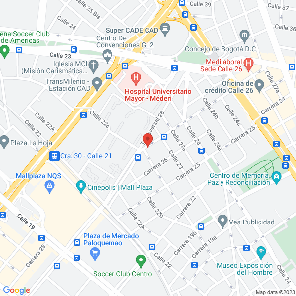 Mapa de Grafetta Editores Y Cía. S.A.S.