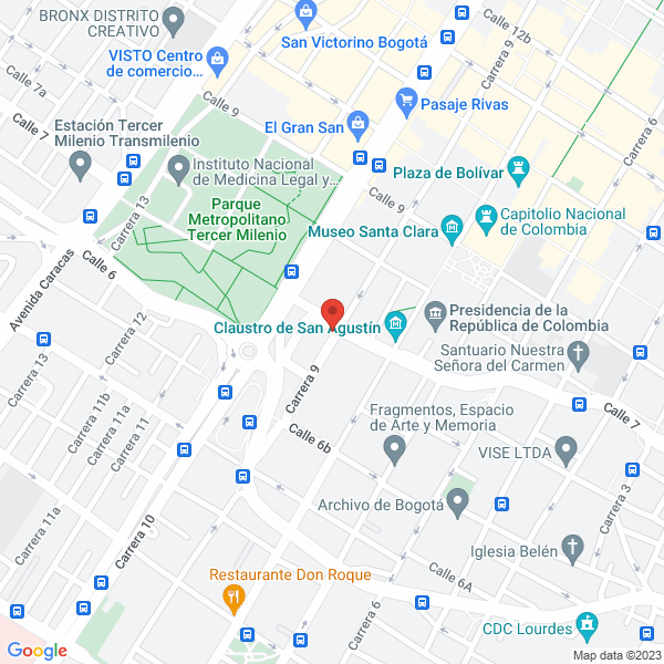 Mapa de Promotora Y Constructora El Rosal Ltda.
