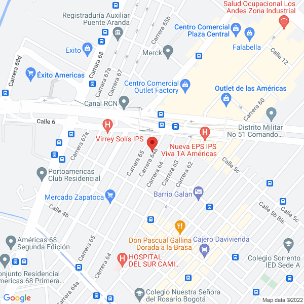 Mapa de Weistor Ltda.