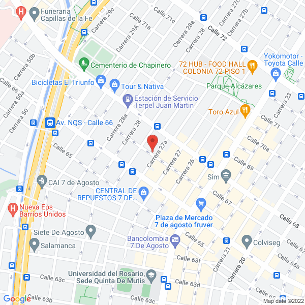Mapa de María Teresa Bernal Romero