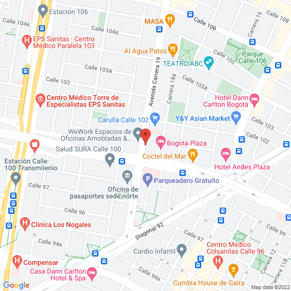 Mapa de El Poblado