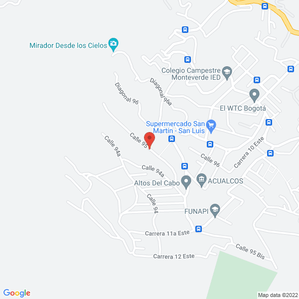 Mapa de Tecniacabados S.A.S.