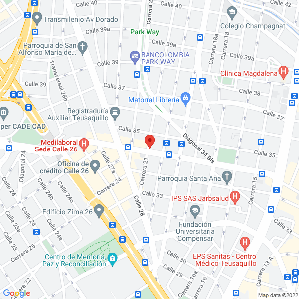Mapa de El Patriarca