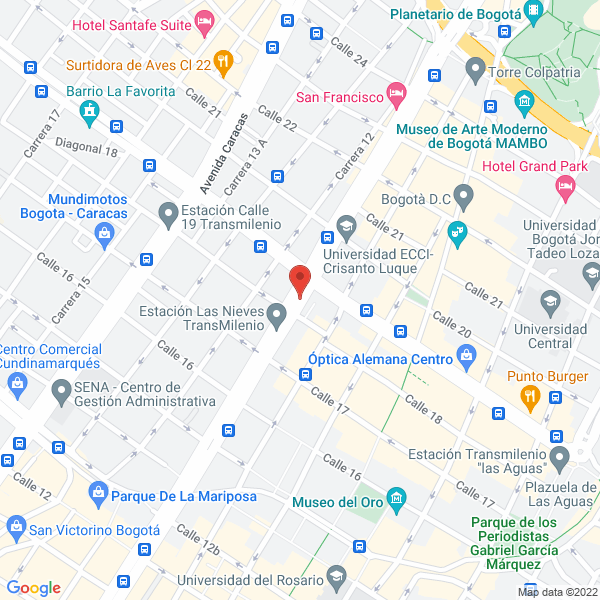 Mapa de Cegar Proyectos Y Construcciones S.A.S.