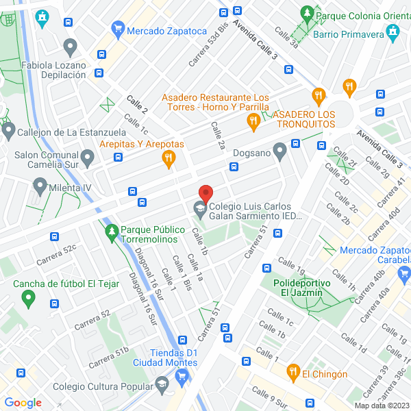 Mapa de Bukup Servicios Y Productos Forestales Ltda.
