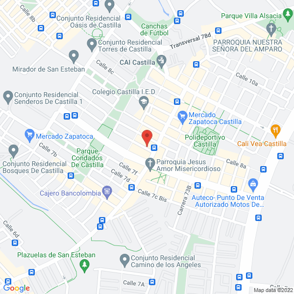 Mapa de Gustavo Rosas Lozano Y Cía. Ltda.