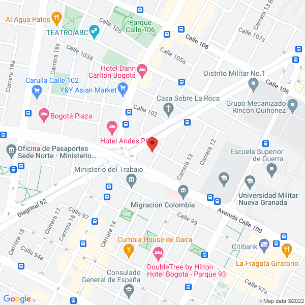 Mapa de Transpag Ltda