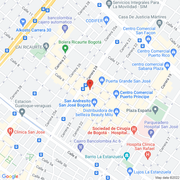 Mapa de Duran S. Tire S.A.S.