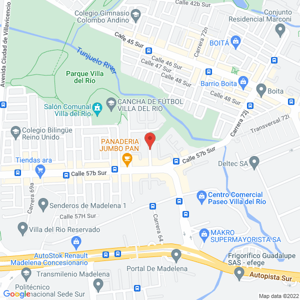 Mapa de Espacios Corportativos Hernández Ltda.