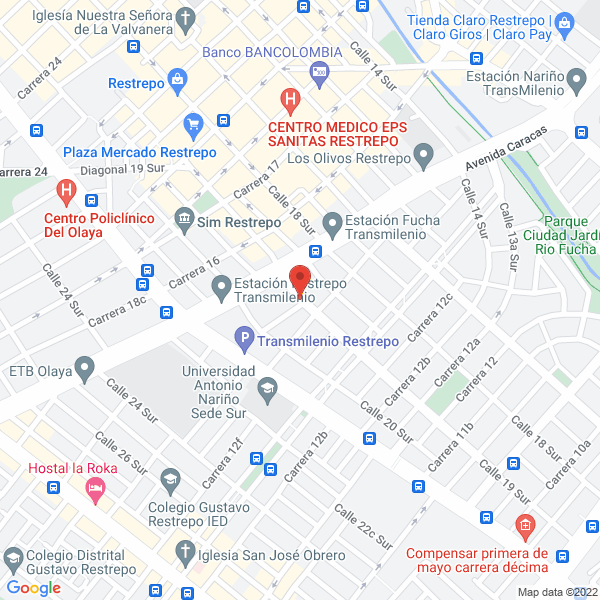 Mapa de María Del Carmen Martínez De Hoyos