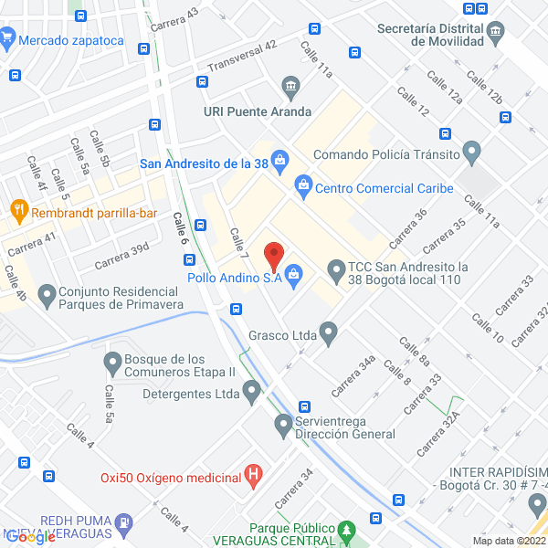 Mapa de Comercial María Paula Ltda.