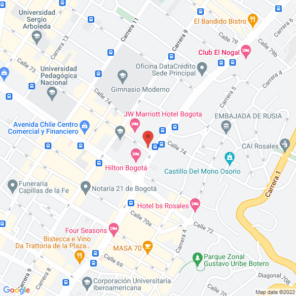Mapa de El Porton De La Ramada S.A.S.
