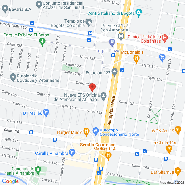 Mapa de Poveda Salgado & Asociados Ltda P&S Asociados