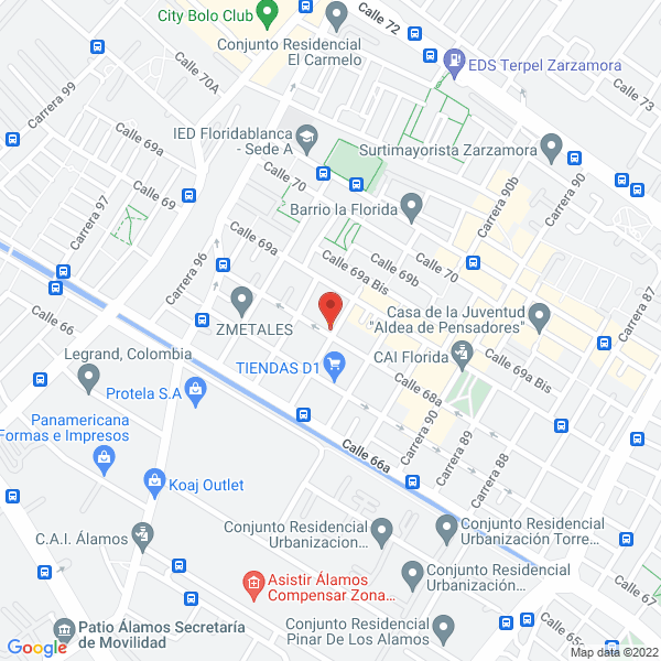 Mapa de Autogrúas Sosa
