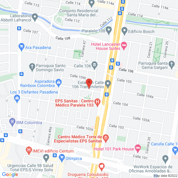 Mapa de Constructora Hidalgo S.A.S.