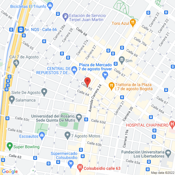 Mapa de Serycal S.A.S.