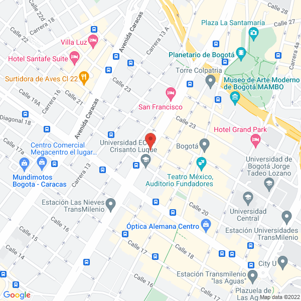Mapa de Salsamentaria Pan Y Vida