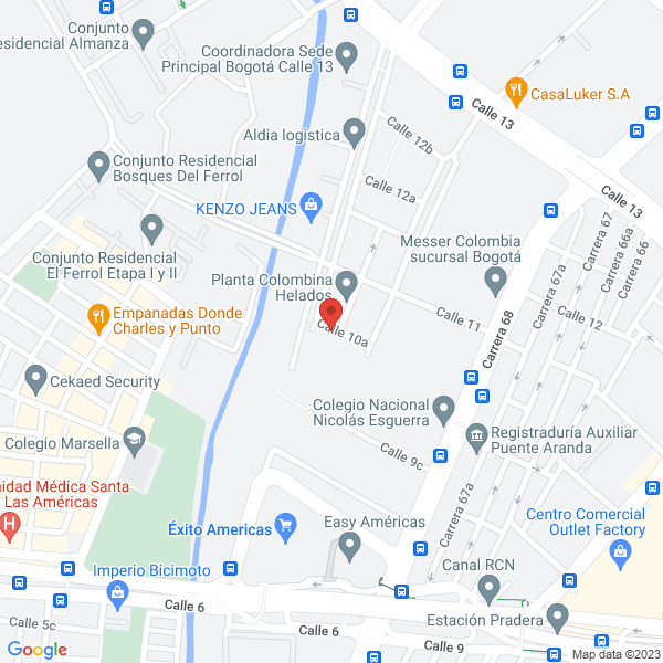 Mapa de Gaysa Ltda.