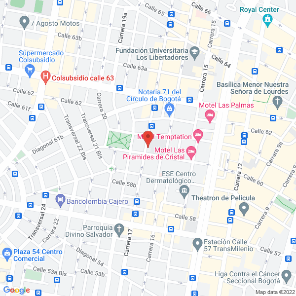 Mapa de Arteko Diseño Interior Ltda