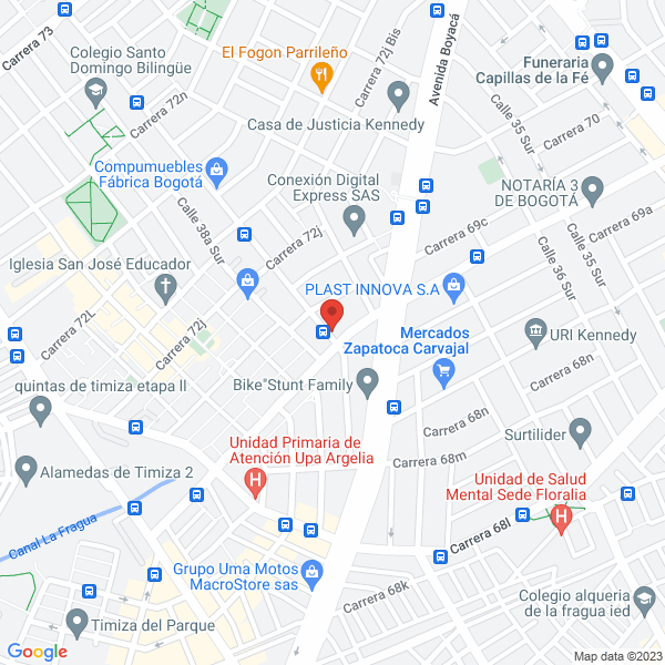Mapa de Jhaf Construtel E.U.