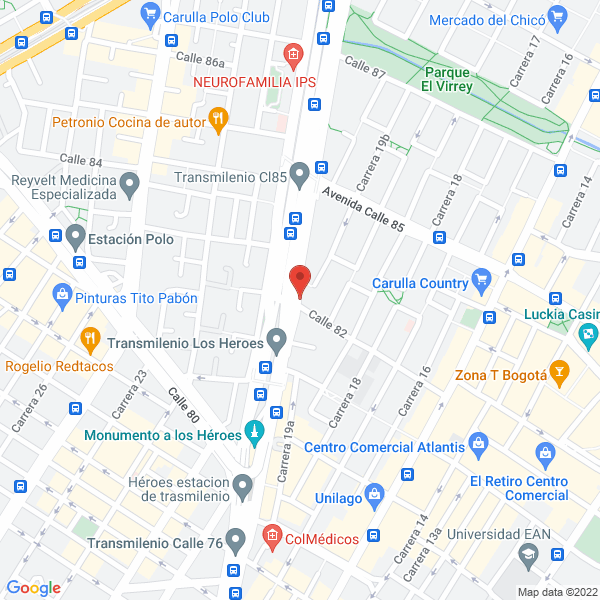 Mapa de Jemarz S.A.S.