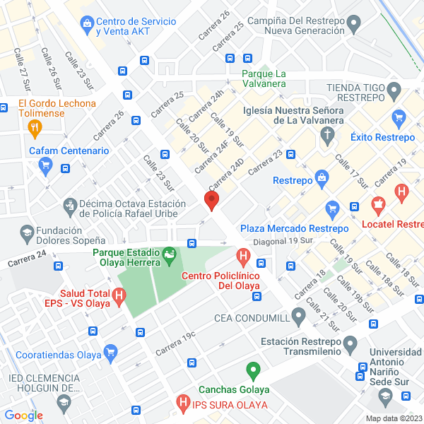 Mapa de Surmaderas Y Aglomerados