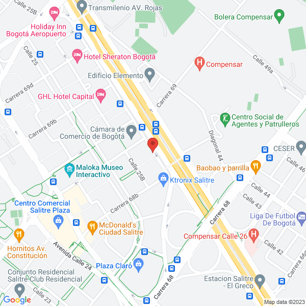 Mapa de Centro Internacional De Rehabilitacion Oral Y Maxilofacial Cia Ltda.