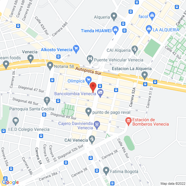 Mapa de Gladys Martínez Rincón