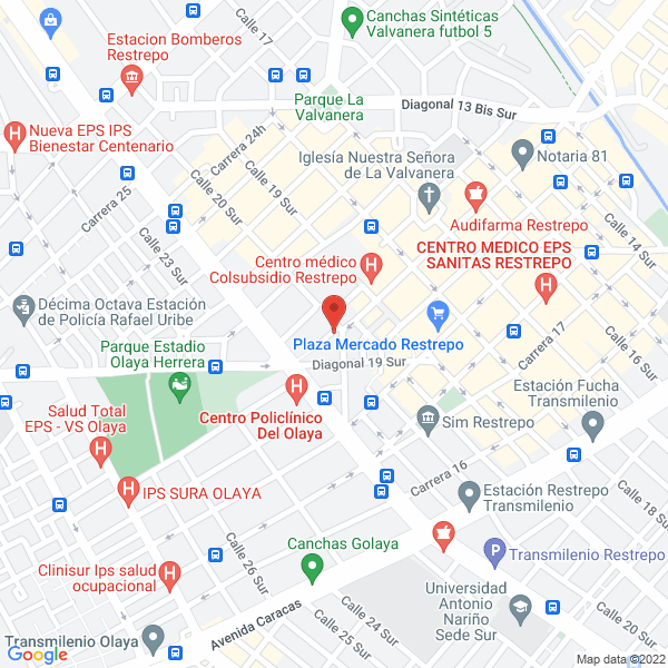 Mapa de Good Producciones E.U.