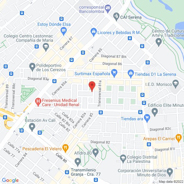 Mapa de D. Y L. Ingeniería S.A.S.