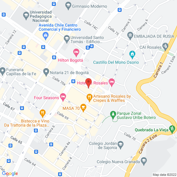 Mapa de Samper Head Hunting Cia Ltda