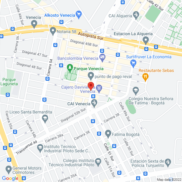 Mapa de Variedades Luisa Fernanda