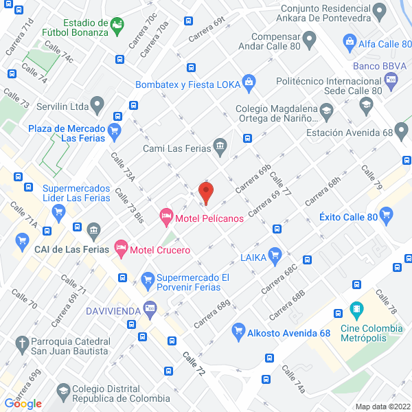 Mapa de Acimet Ltda