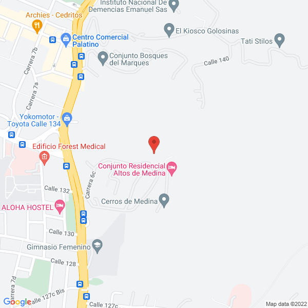 Mapa de Amcv Asociados S.A.S.
