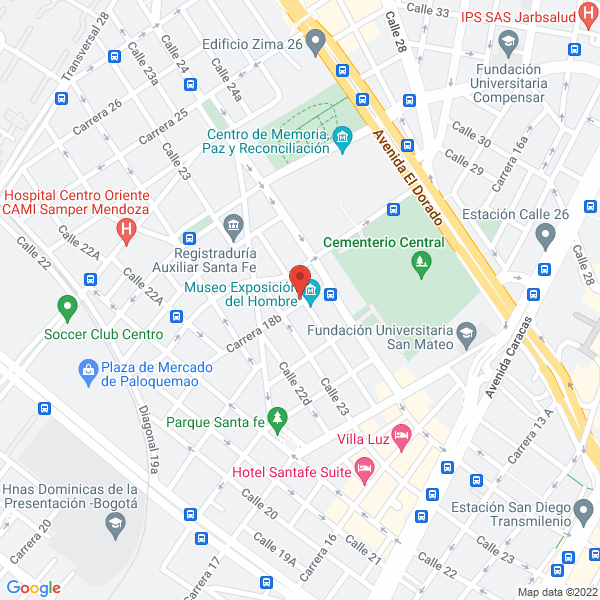 Mapa de José Piraján