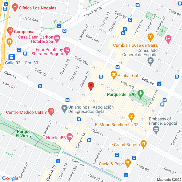 Mapa de Deja Vu C.I. S.A.