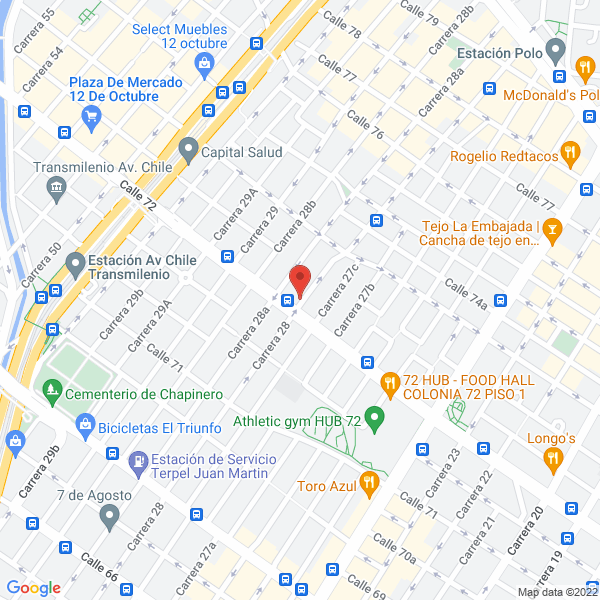 Mapa de Santamaria Trade S.A.S