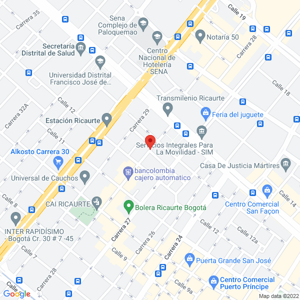 Mapa de Entretelas Ltda.