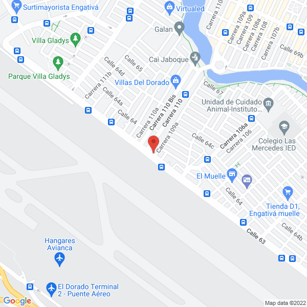 Mapa de Jcf Caribe Fish Ltda.
