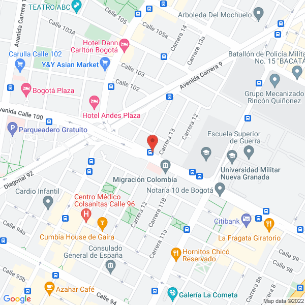 Mapa de Serincol Ltda.