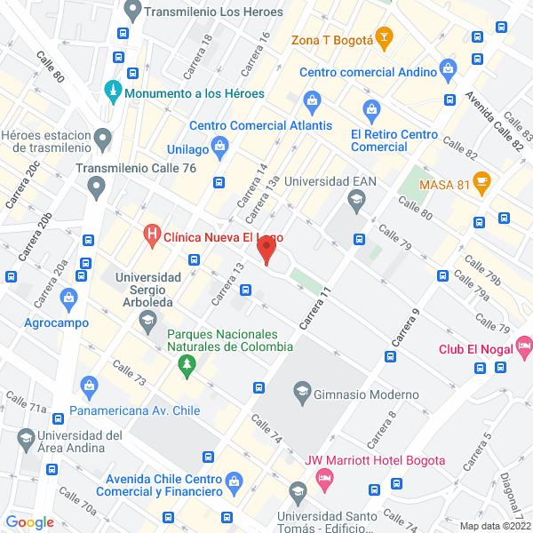 Mapa de Sergio Esteban Novoa Franco