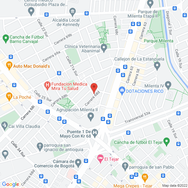 Mapa de Crearplast S.A.S.