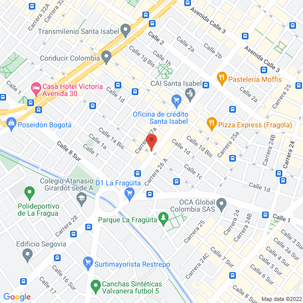 Mapa de Mansitex De Colombia Ltda.